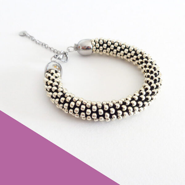 Bracciale alluminio, modello "Snake"