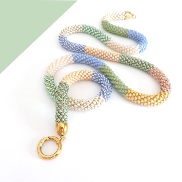 Collana lunga colori Estate, Modello Simply Stripes Classic